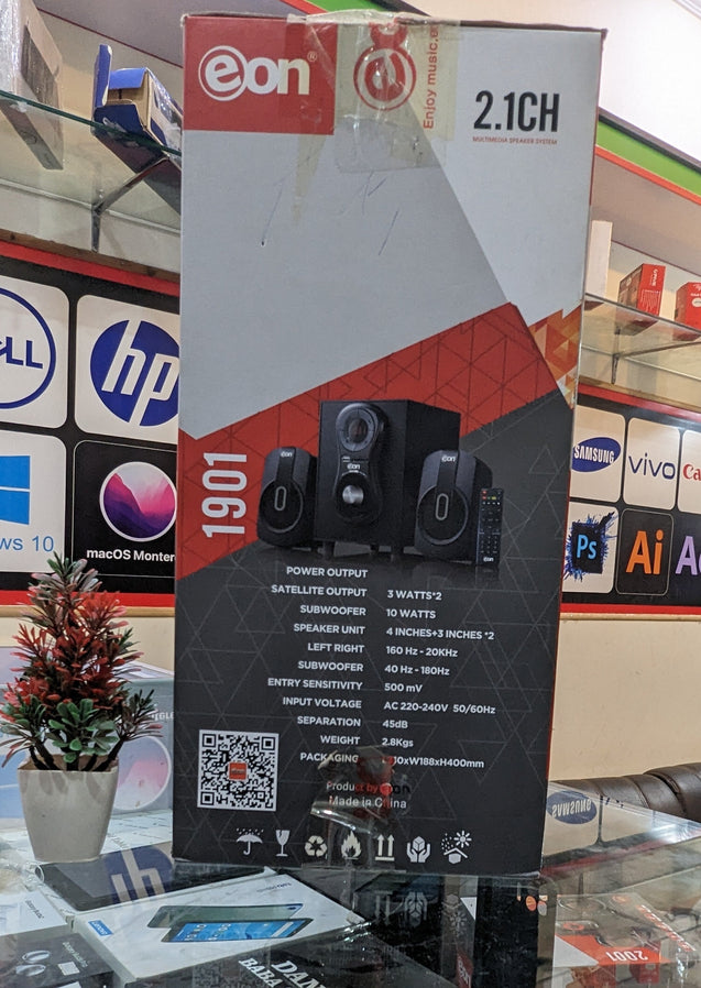 1006|Eon-1901 /2.1/USB/SD/BT/DC Speaker PRICE IN PAKISTAN
