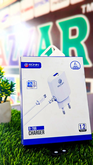 1031|Ronin R-788 Smart Charger ~ 1.2A With Android Cable Price In Pakistan