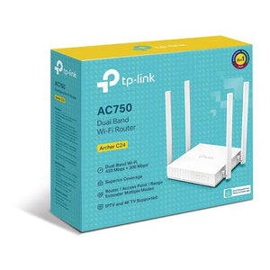 TP LINK ARCHER C24 AC750 DUAL-BAND WIFI ROUTER

