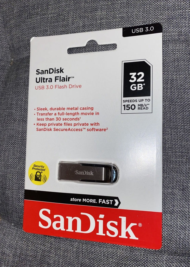 40-Sandisk Ultra Flair 32GB USB 3.0 Flash Drive Price in Pakistan