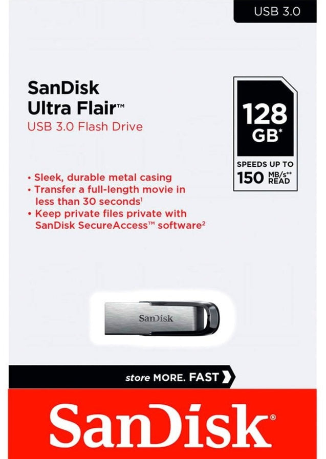 41-Sandisk Ultra Flair 128GB USB 3.0 Flash Drive Price in Pakistan