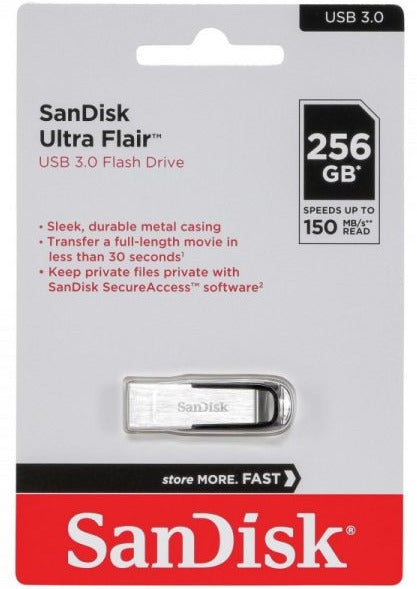 42-Sandisk Ultra Flair 256GB USB 3.0 Flash Drive Price in Pakistan