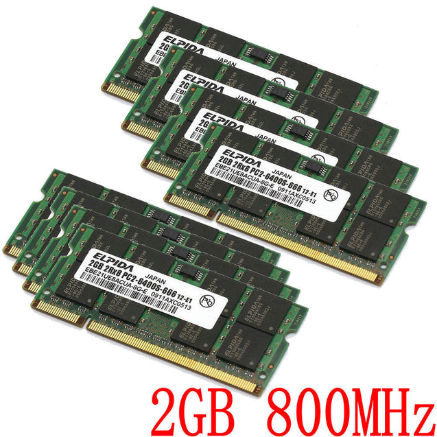 2Gb PC2-6400 DDR2-800 Laptop RAM For Ddr2 Laptops